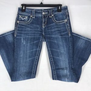 Miss Me boot cut jeans size 26 EUC